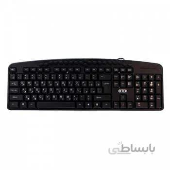 کیبورد باسیم DETEX+ مدل D-410 ا Detex+ D-410 qwerty design wired keyboard