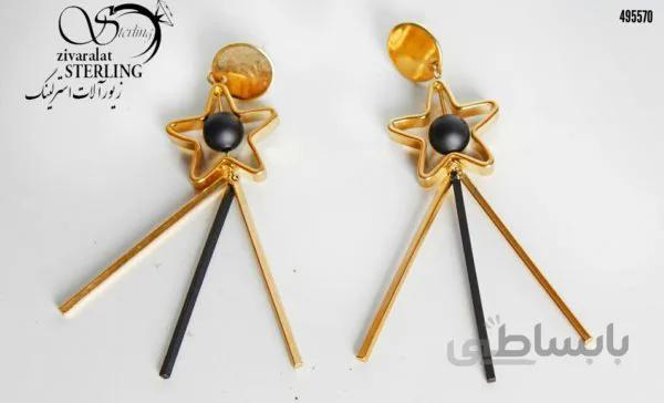 گوشواره  آویز ستاره دار فانتزی کد:۲۸۰۱
