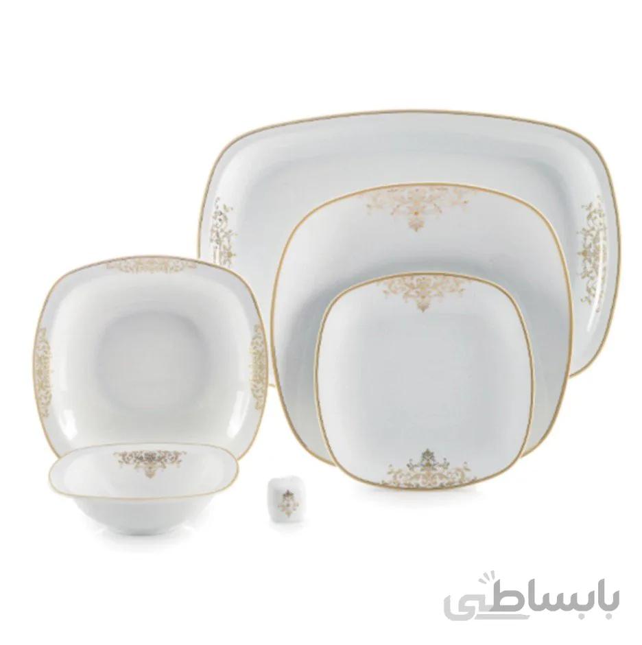 سرویس چینی زرین 27 پارچه مونت کارلو طلایی درجه عالی