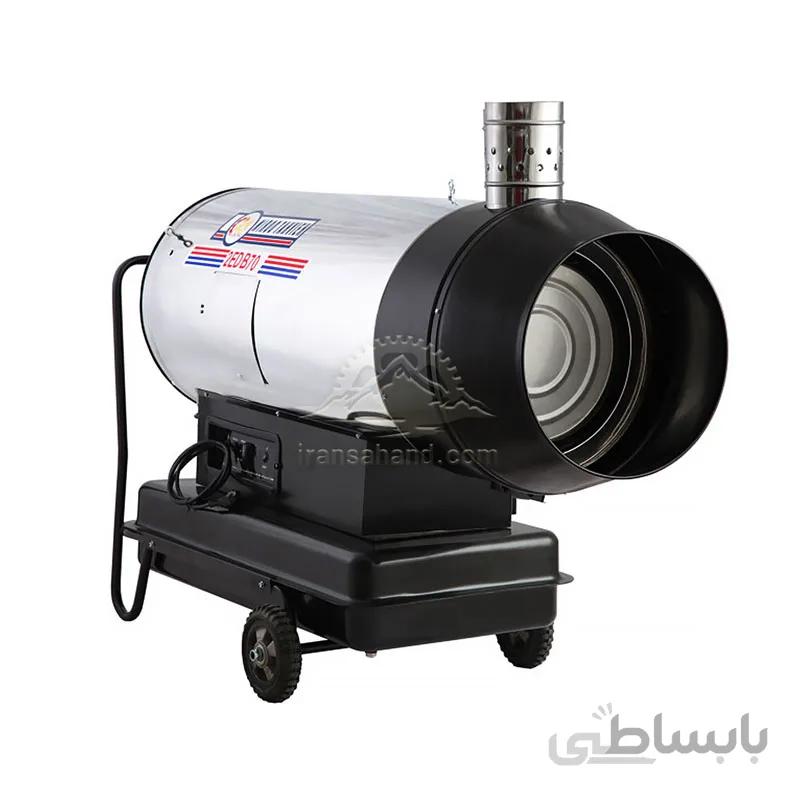 جت هیتر-70 هزار- دو موتوره -دوگانه سوز -دودکش دار -باک دار - البرز مدل 70-2EDB