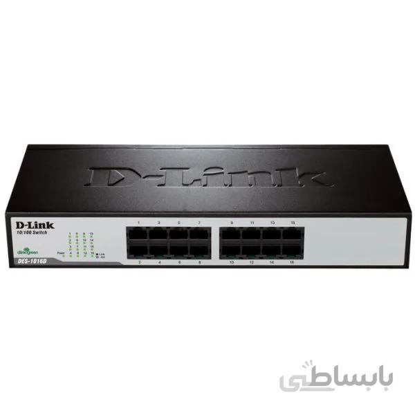 سوییچ 16 پورت دی-لینک مدل DES-1016D ا D-Link DES-1016D 16-Port Switch