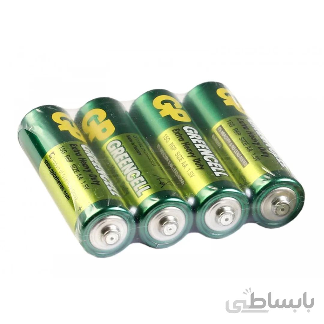 باتری قلمی GreenCell مارک GP بسته 4 عددی