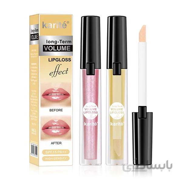 رژ لب مایع شاین و حجم دهنده لب کاریته (Karite Long-Term Volume Lipgloss Effect)