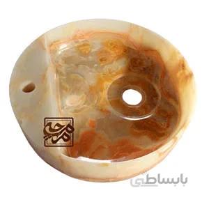 کاسه روشویی سنگی مرمرشامپاینی
