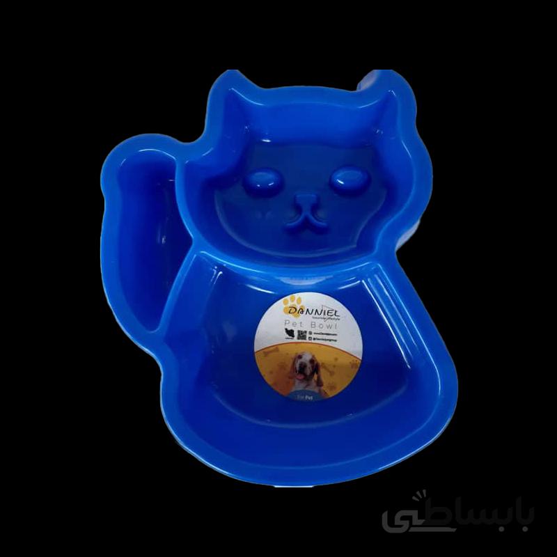 ظرف آب و غذای حیوانات Danniel طرح گربه سایز L
