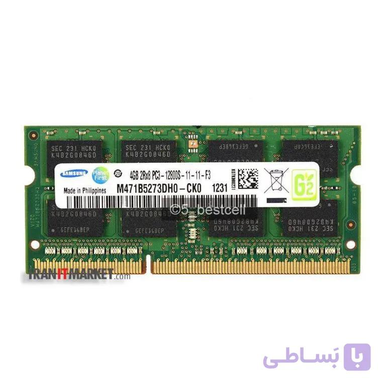 رم لپ تاپ سامسونگ ram samsung 4Gb pc3L-12800S 1600mhz