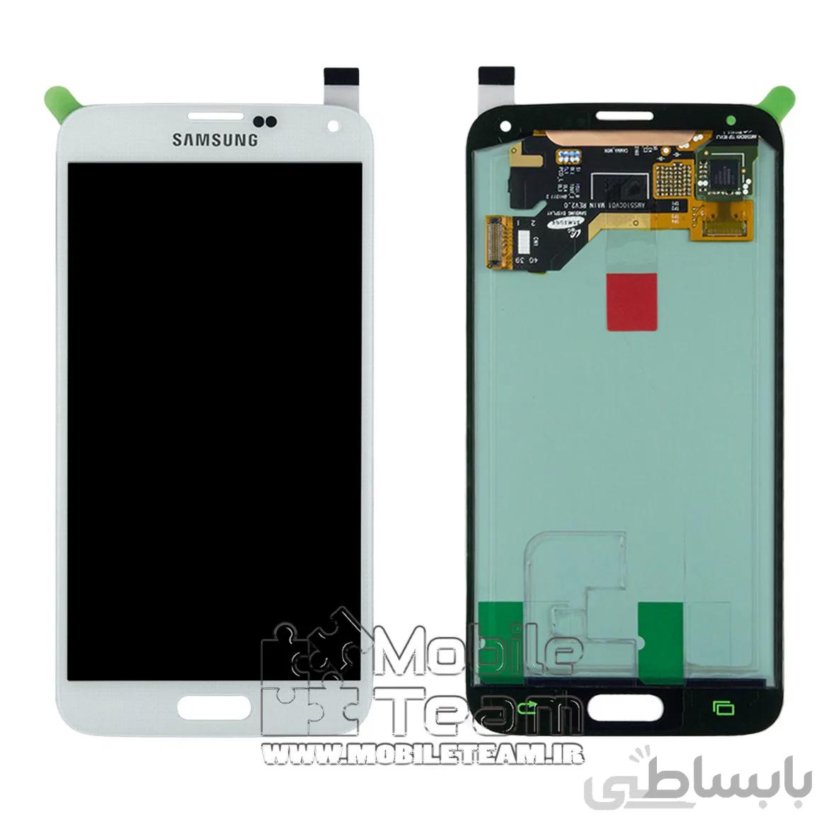 LCD/TOUCH SAMSUNG S5-G900 WHITE CHANGE GLASS