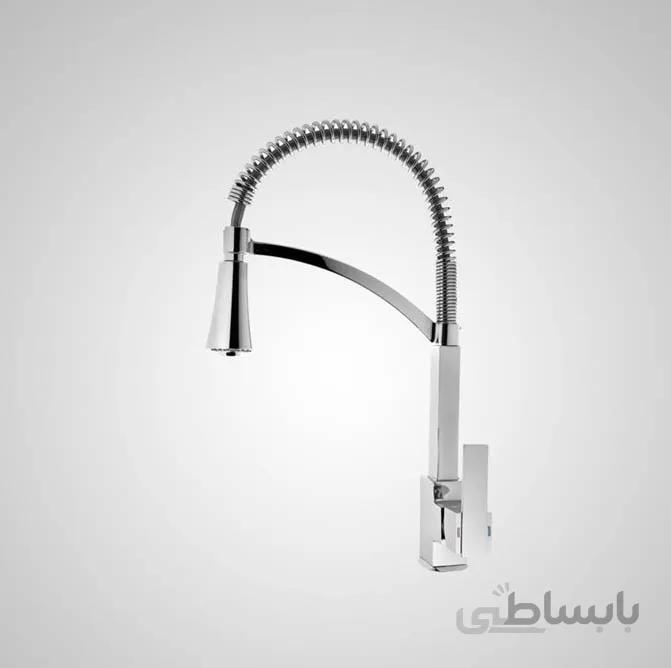 شیر ظرفشویی فنر دار البرز روز مدل فلت