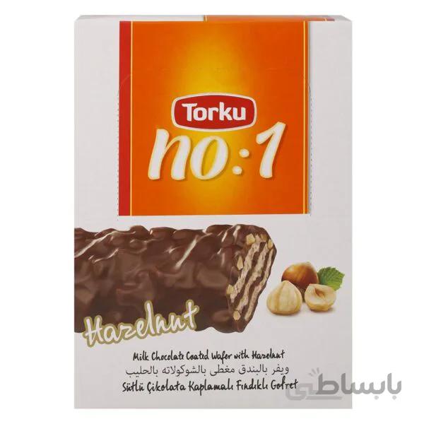 ویفر شکلات فندوقی نامبروان باکس ۲۴ عددی NO:1 Torku Hazelnut