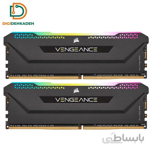 رم کورسیر VENGEANCE RGB PRO SL 16GB (8×2) 3600MHz CL18