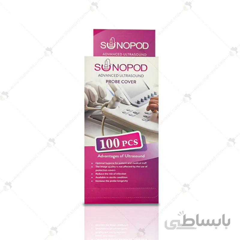 کاور 100 عددی استریل پروب سونوگرافی سونوپاد probe cover sunopod