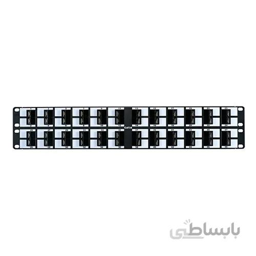 پچ پنل 24 پورت 45 درجه دینتک Cat.6 UTP