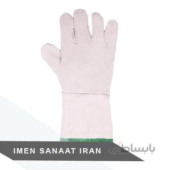 دستکش تمام چرم گاوی کوتاه