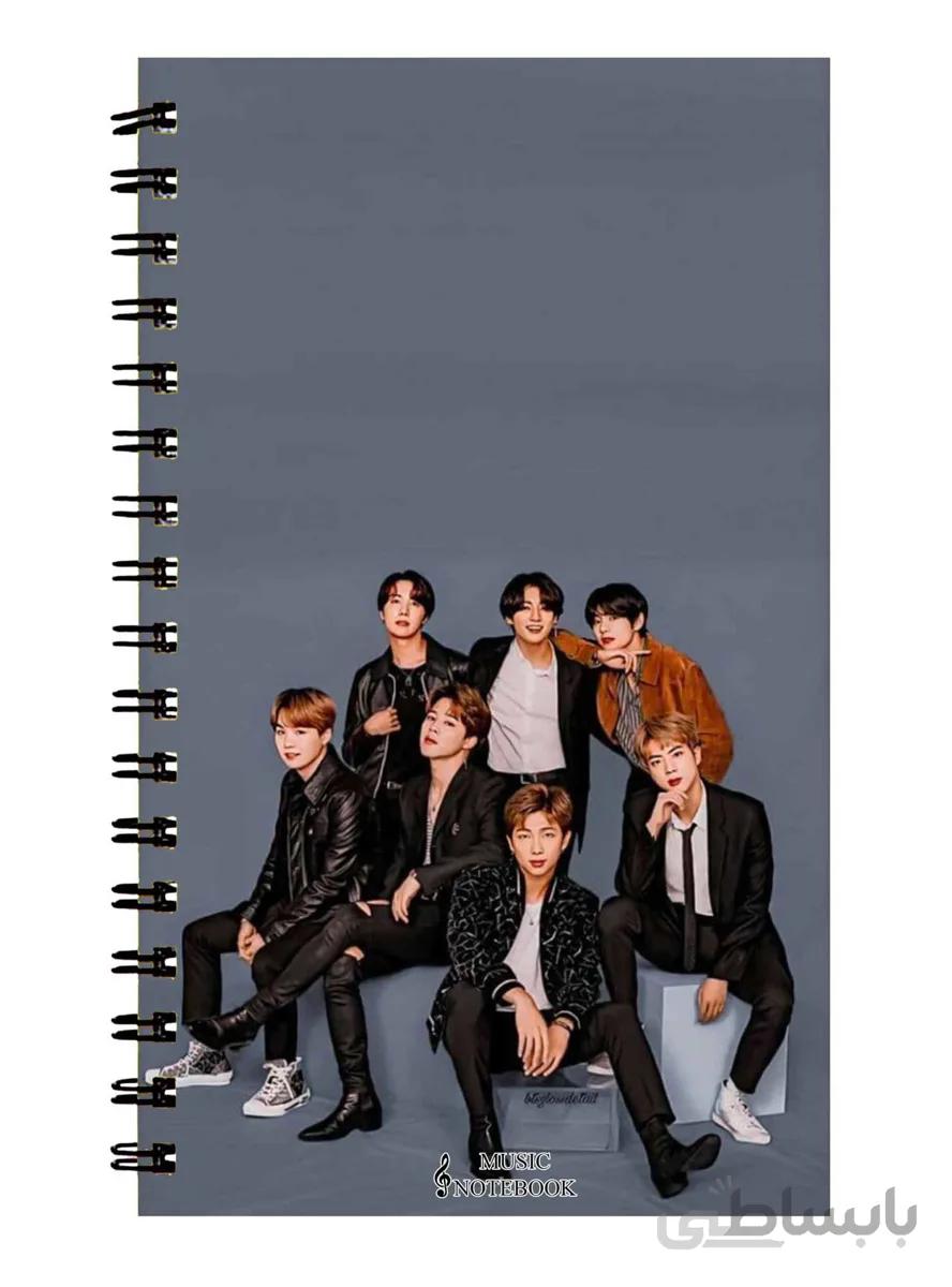 دفتر نت موسیقی طرح bts 10