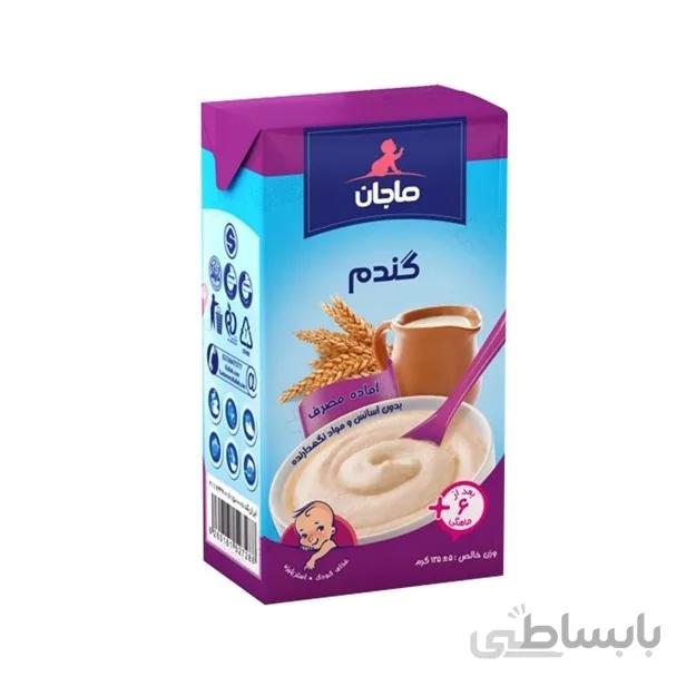 فرنی گندم مناسب کودکان بالای 6 ماه ماجان 135 گرم