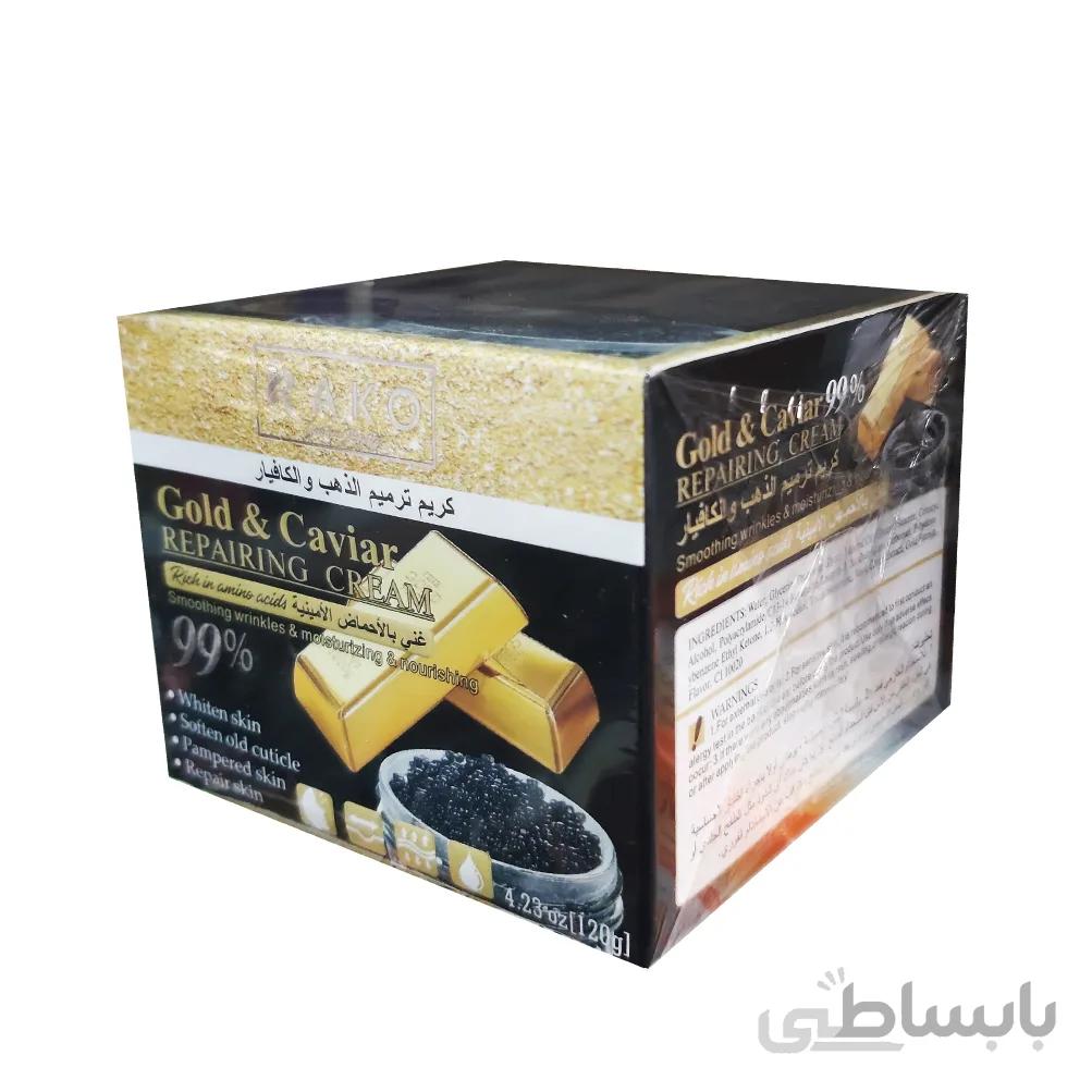 کرم ترمیم کننده خاویار و طلا 99٪ راکو Rako