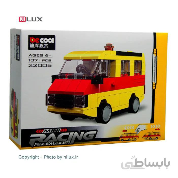ساختنی دکول سری Mini Racing کد 22005 ا Decool Mini Racing series Construction No.22005