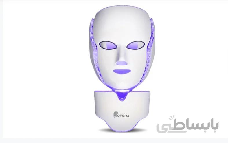 ماسک LED صورت و گردن با ٧ رنگ | ماسک صورت LED