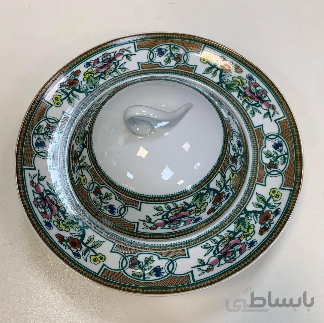 سوپ خوری دربدار کشمیری طرح قدیم مارک هاور انگلیس قطر ۲۷ سانت