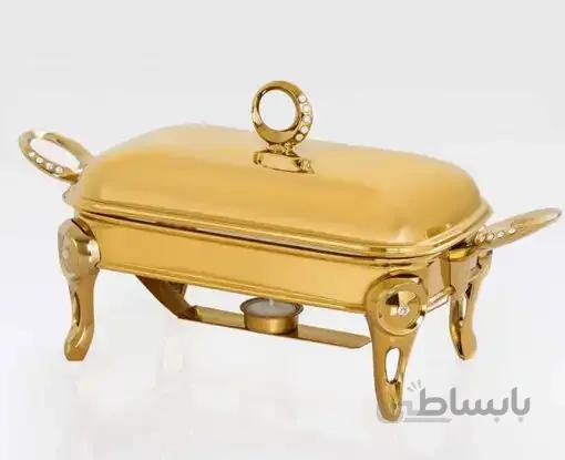 سوفله خوری طلایی مستطیل رزلند