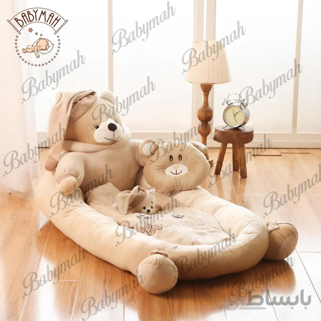 تشک گارددار خرس نانان رنگ کرم