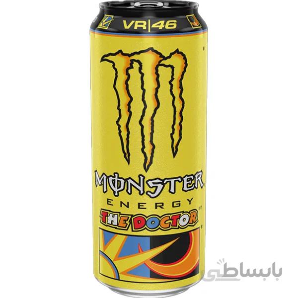 نوشیدنی انرژی زا مانستر داكتر بدون شكر 500 میلی لیتر ا Monster Doctor energy drink without sugar 500 ml