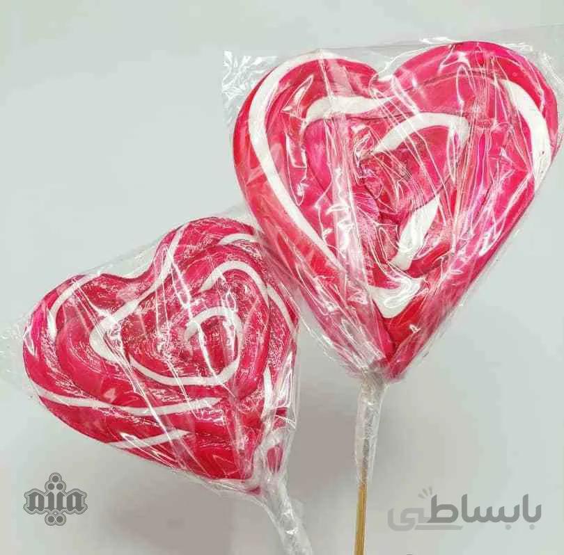 آبنبات قلبی متوسط