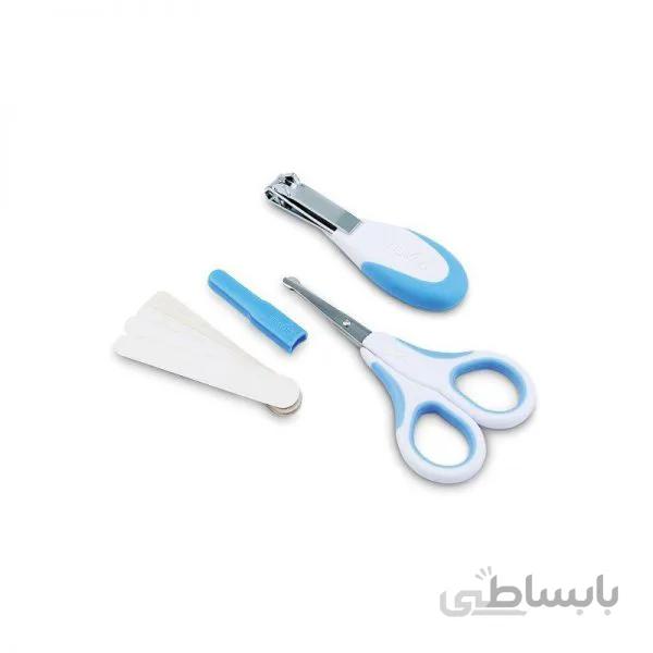 ست قیچی و ناخن گیر و سوهان آبی نویتا Nuvita