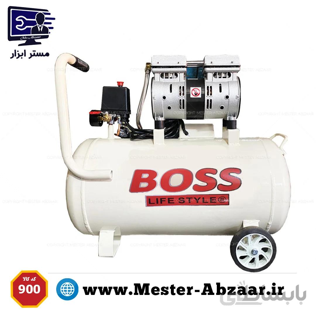 کمپرسور پمپ باد 30 لیتری سایلنت باس مدل BS 900 ا BOSS BS-900