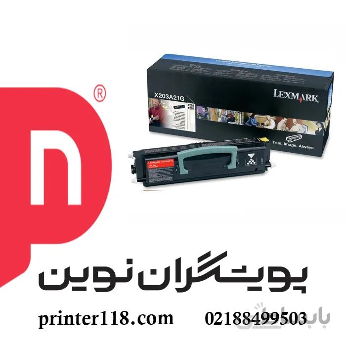 تونر کارتریج Lexmark X204 ا Lexmark x203a21G Black Toner Cartridge