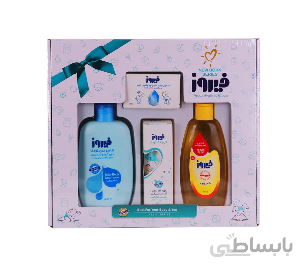شامپو کودک فیروز مدل کلاسیک مجموعه 4 عددی