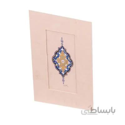 تابلو نگارگری تذهیب طرح شمسه
