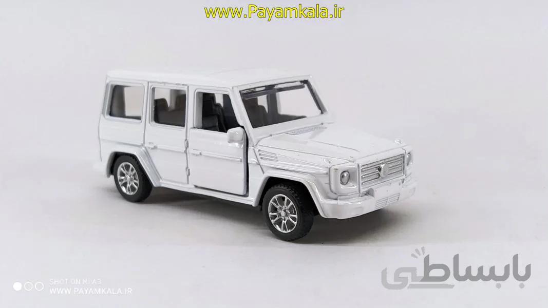 ماشین مینیاتوری مرسدس G کلاس (MINIAUTO 9949-24)َ دربازشو سفید