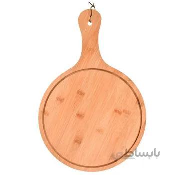 تخته سرو پیتزا چوبی بامبو مدل D30 کد Gw140201001