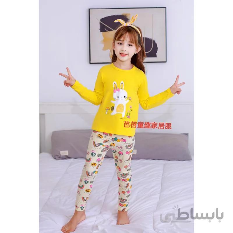 بلوز شلوار راحتی بچه گانه خرگوش شیطون