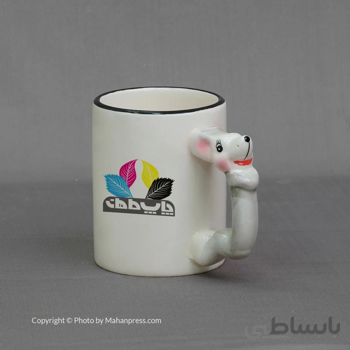 چاپ روی لیوان ماگ سرامیکی عروسکی طرح موش مهربون
