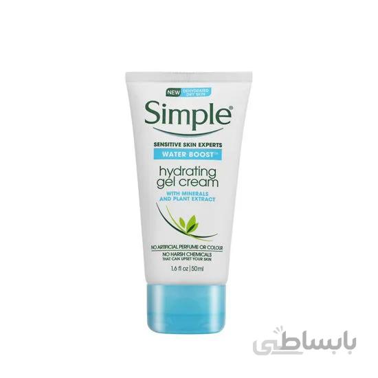 ژل آبرسان سیمپل Simple ا Simple Water Boost Hydrating Gel Cream