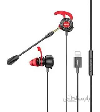 هدفون گیمینگ تو گوشی ریمکس مدل RM_750 REMAX لایتینگ ا REMAX iPh Gaming Headphone RM-750