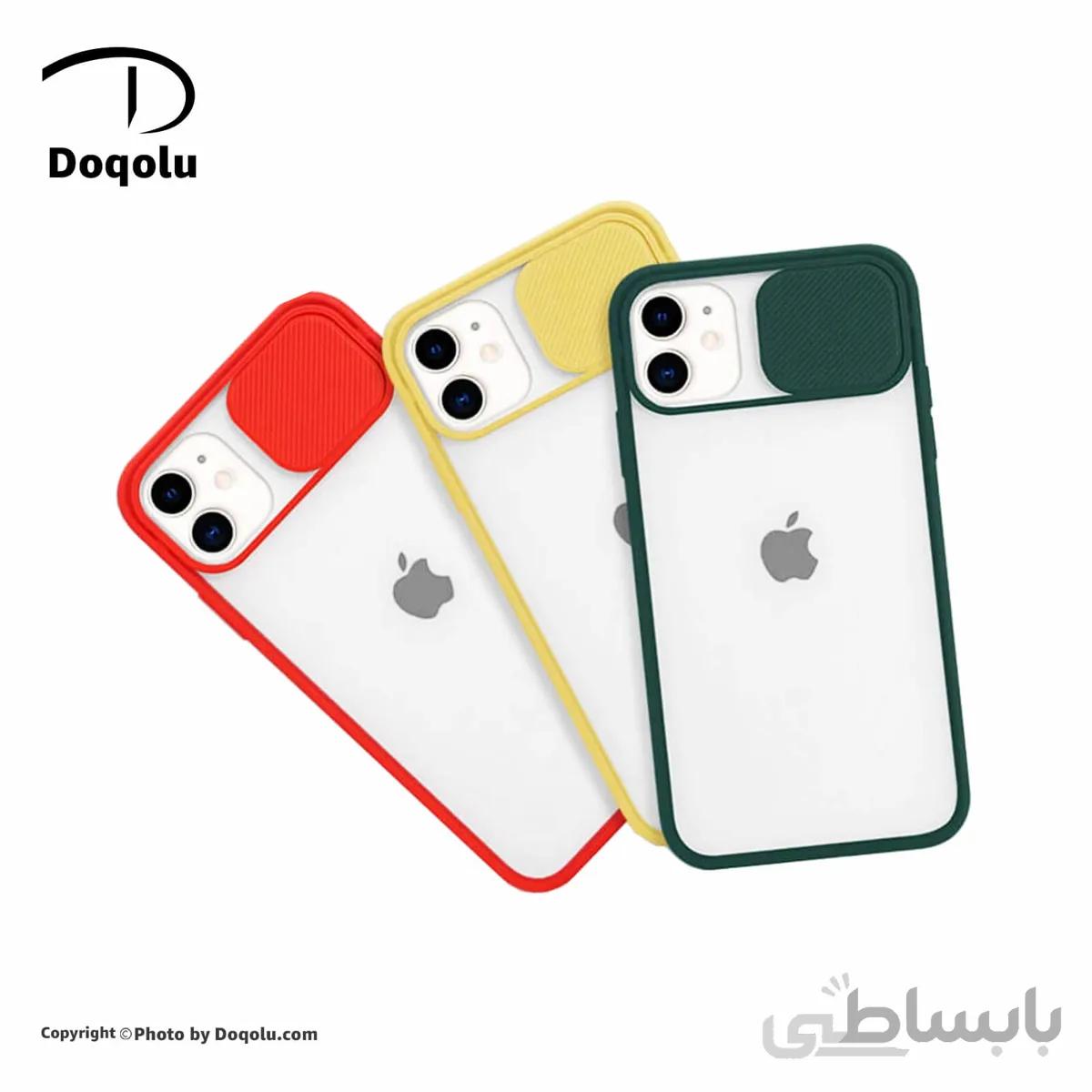 قاب گوشی اپل Apple iphone 12 مدل محافظ لنز دار کشویی