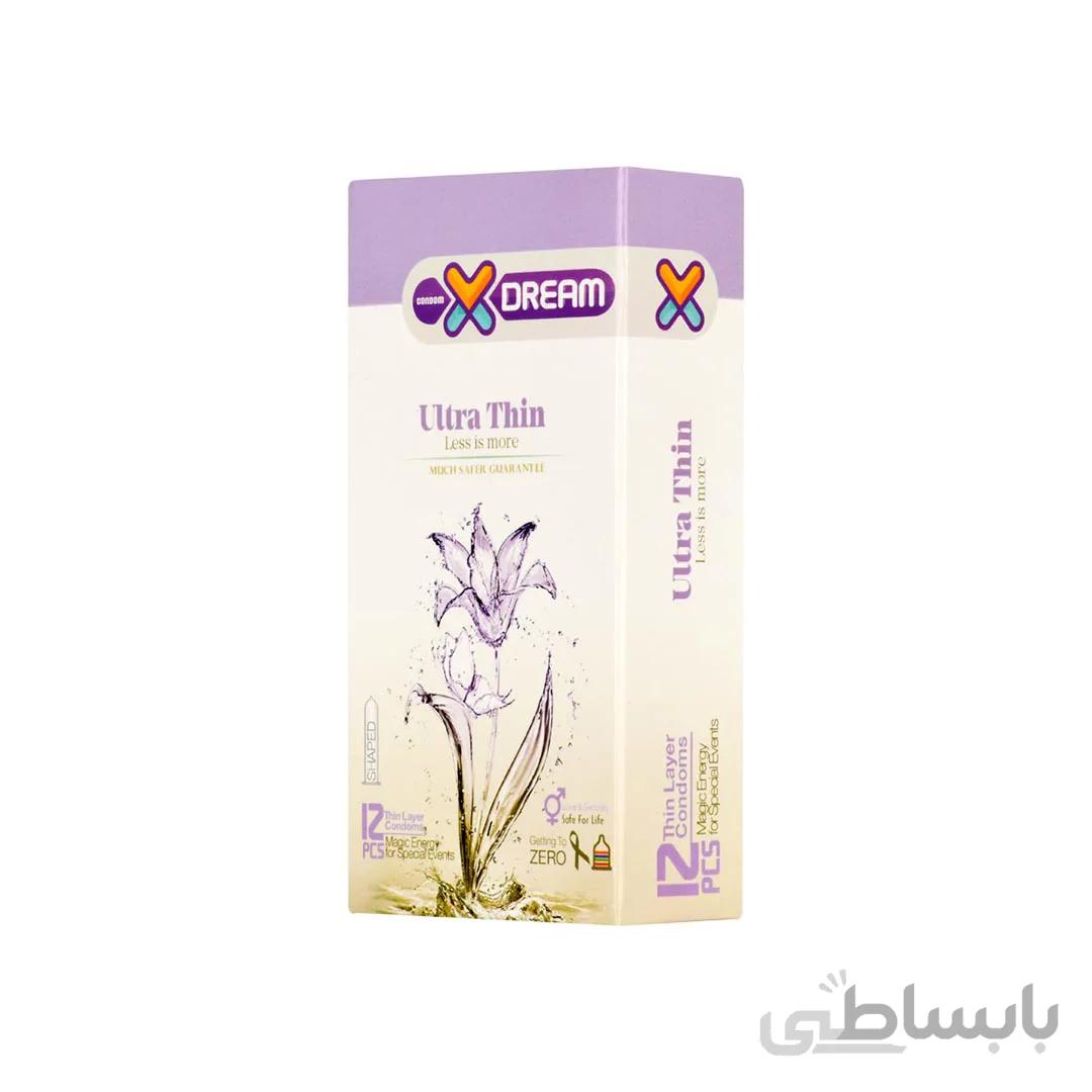 کاندوم ایکس دریم مدل اولترا تین 12 عددی ا Ultra Thin xdream