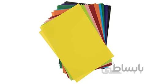 کاغذ رنگی بسته 10 عددی رنگ جور سایز A4
