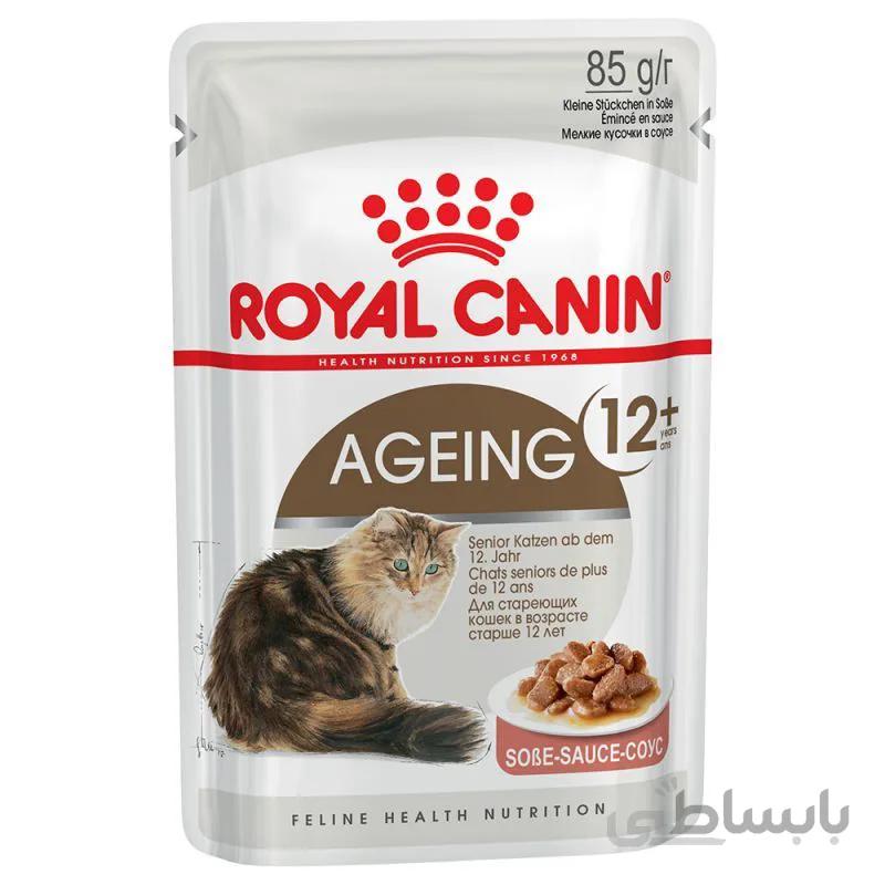 غذای پوچ گربه رویال کنین مدل Ageing+12 وزن 85 گرم
