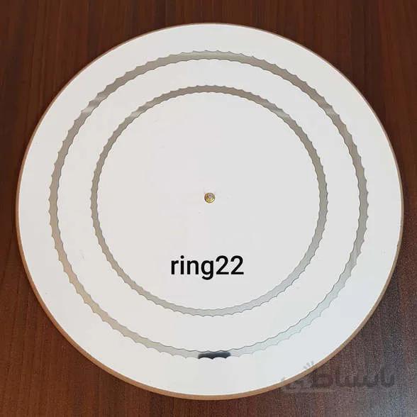 رینگ نقره ای ساعت کد ring22