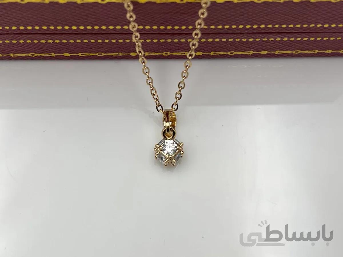 گردنبند تک نگین ژوپینگ