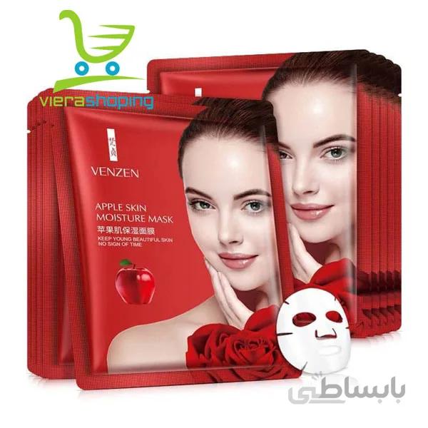 ماسک ورقه ای صورت سنانا مدل ROSE