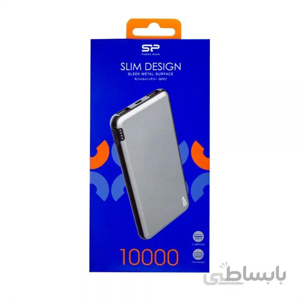 شارژر همراه سیلیکون پاور مدل GP27 ظرفیت 10000میلی آمپر ساعت ا SILICONPOWER GP27 10000mAh Power Bank