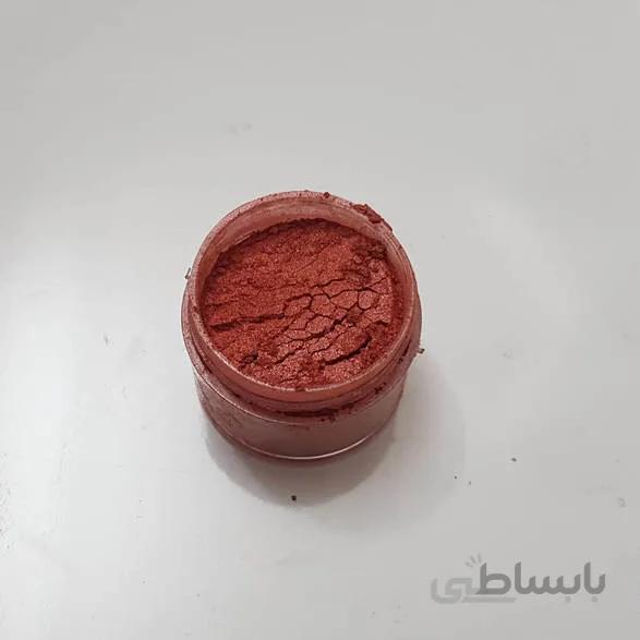 رنگ پودری صدفی نارنجی سیر