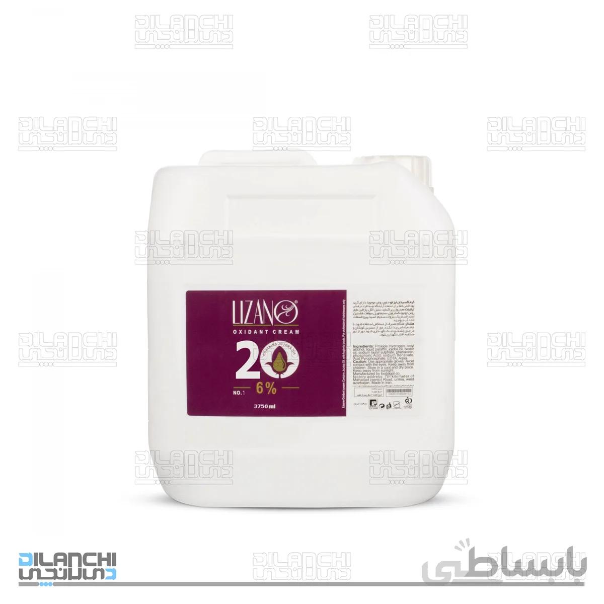 اکسیدان لیزانو مدل 20 شش درصد حجم 4000 میلی لیتر