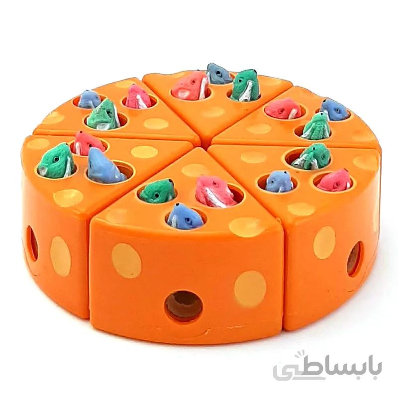 مداد تراش فانتزی طرح قالب پنیر تک سوراخه