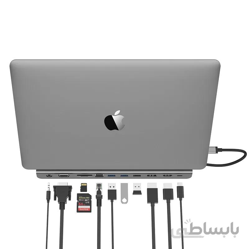 داک استیشن 11پورت LENTION USB-C سری LANDPORT مدل C95 HEAVDCR